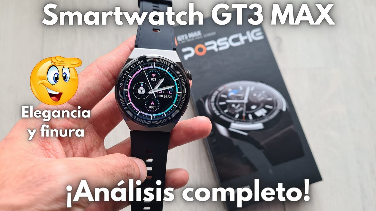 Smartwatch GT3 MAX: Un Toque de Lujo en tu Muñeca 💫 Características y Unboxing