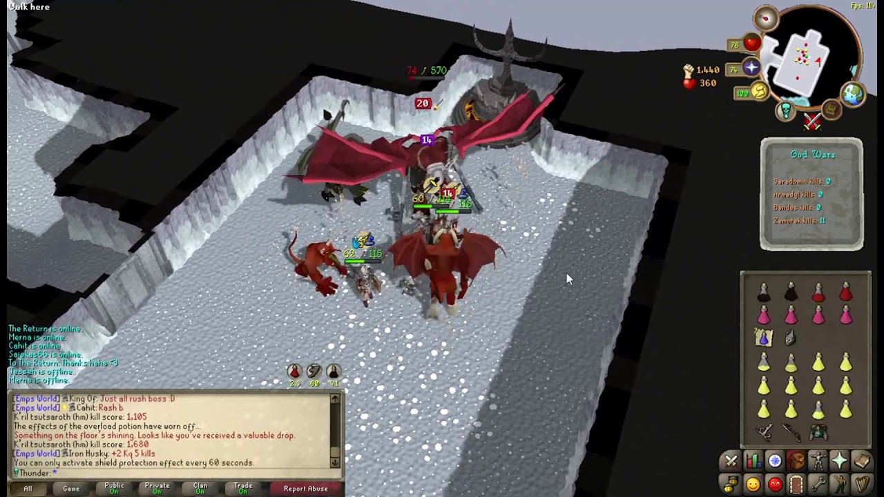 Emps-World K'ril Tsutsaroth Hardmode Gameplay