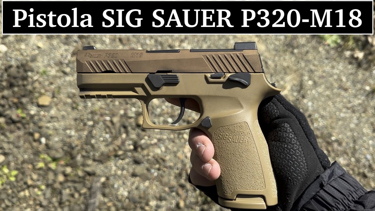 Disparando la Pistola SIG SAUER P320-M18, video en español.