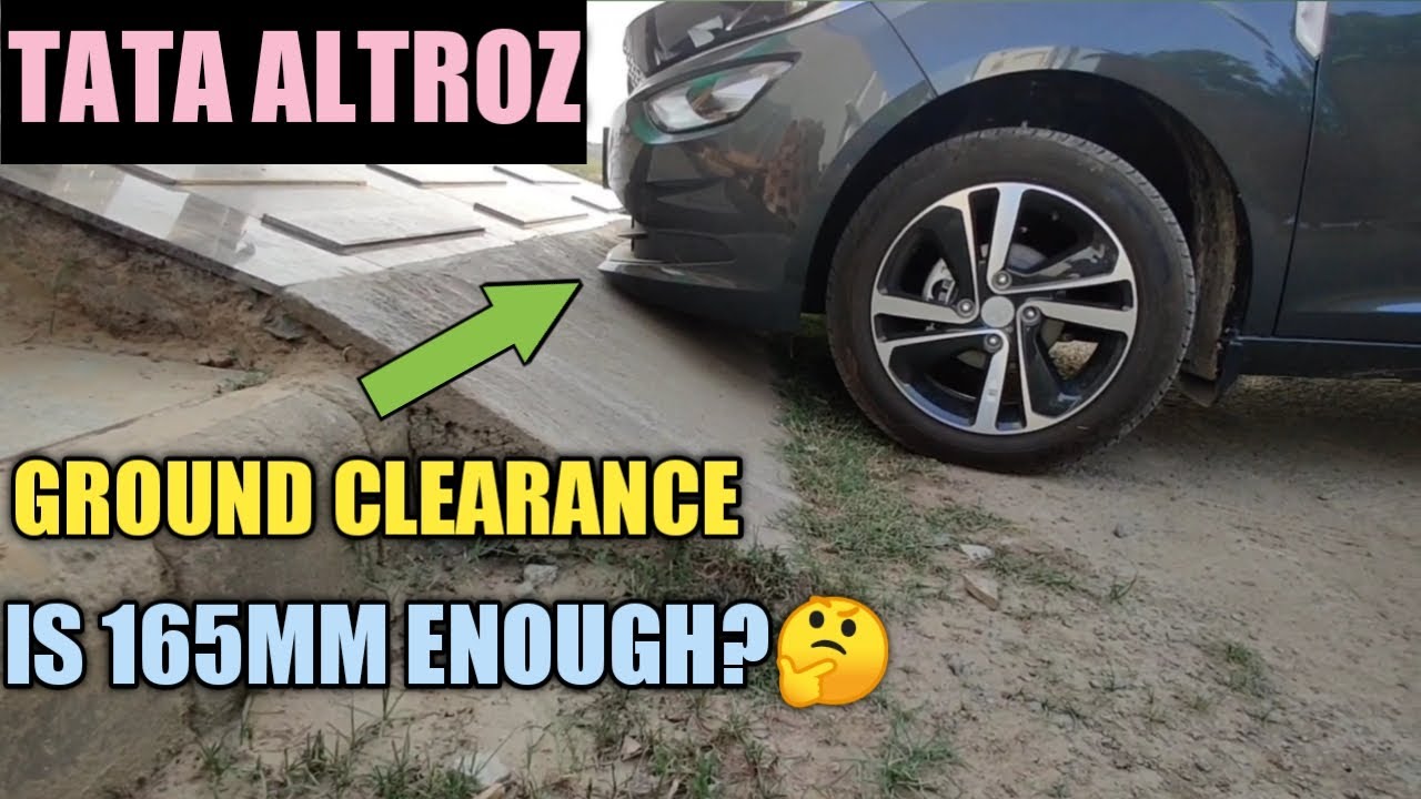 Клиренс Tata Altroz ​​| Достаточно ли этого? | Тест дорожного просвета | Altroz