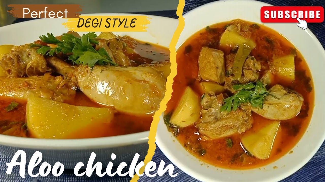 Degi Aloo Chicken Recipe| Aloo Chicken Traditional Recipe |  Perfect Chicken Aloo ka salan