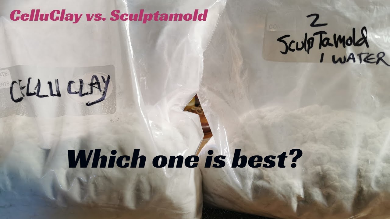 Working with Celluclay vs Sculptamold