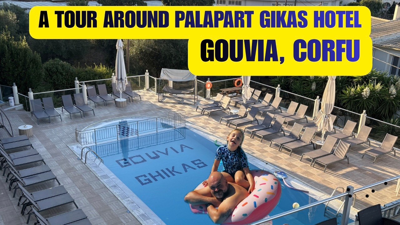 Palapart Gikas - Gouvia, Corfu. Hotel and room tour