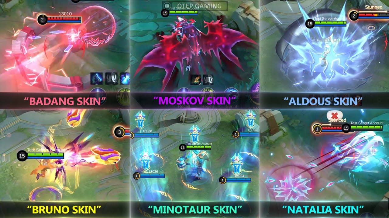 BRUNO, BADANG, ALDOUS and other NEW SKINS GAMEPLAY | PART2!