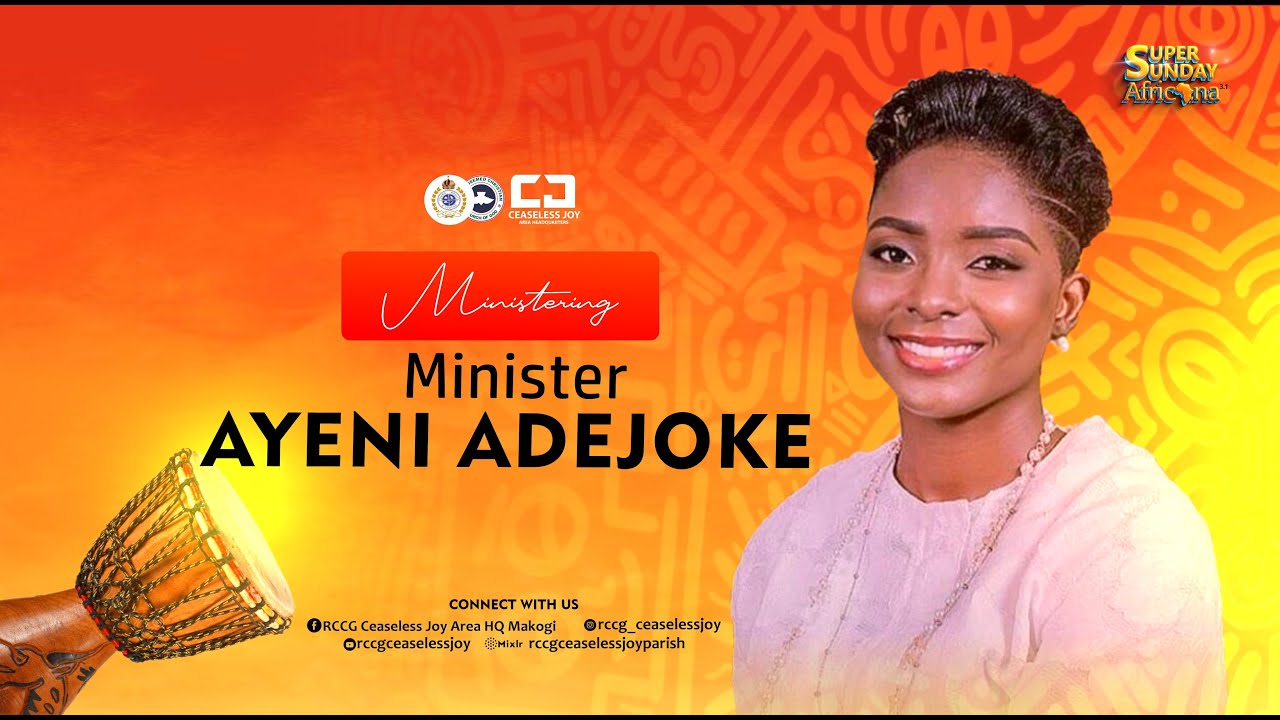 Minister Ayeni Adejoke Ministers at Super Sunday Africana 3.1 | Live Session