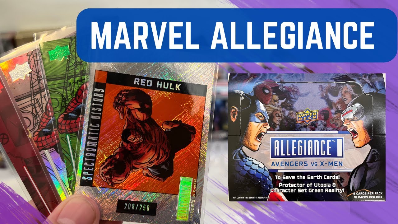 Hitting gold on the first two packs!! - Marvel Allegiance - Avengers vs X-men