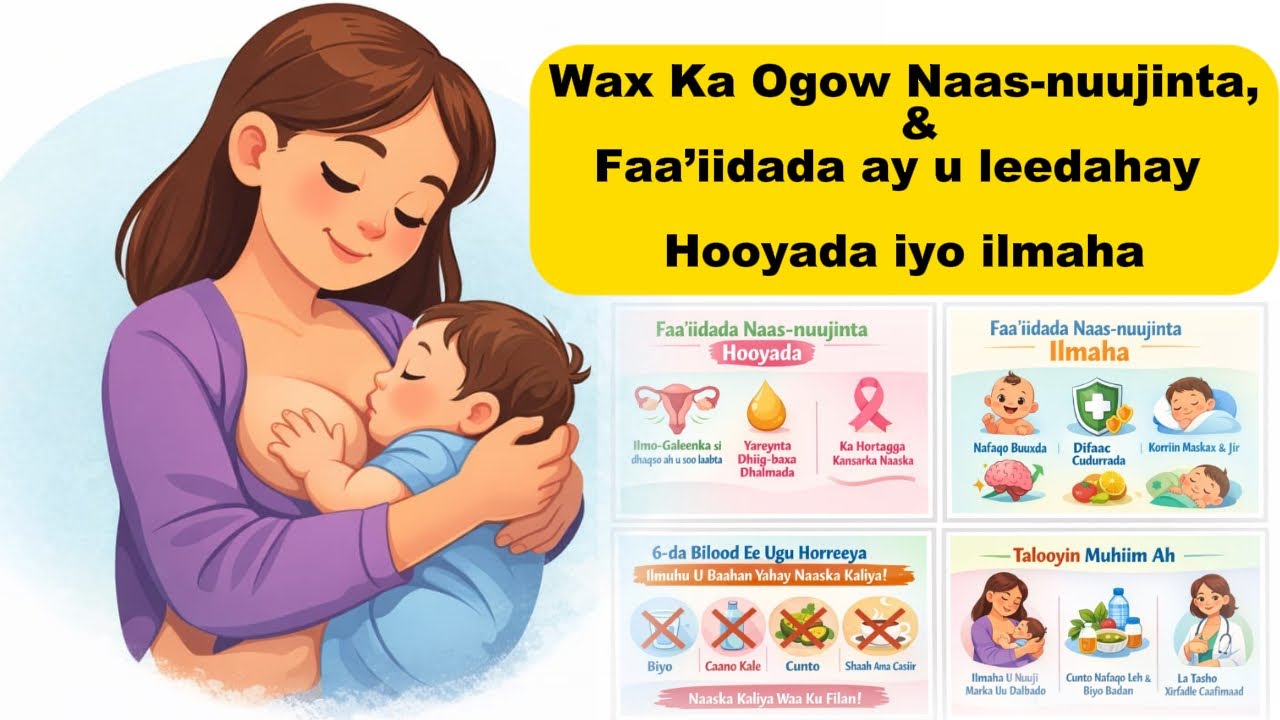 Wax Ka Ogow Naas-nuujinta, & Faa’iidada ay u leedahay Hooyada iyo ilmaha| Dr Darajo