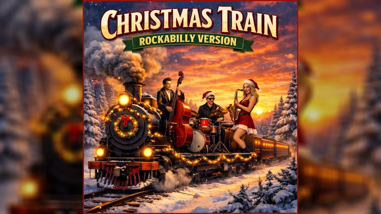Christmas Train – Rockabilly Christmas Hit 🎄🚂 | Sax, Slap Bass & Dance Vibes