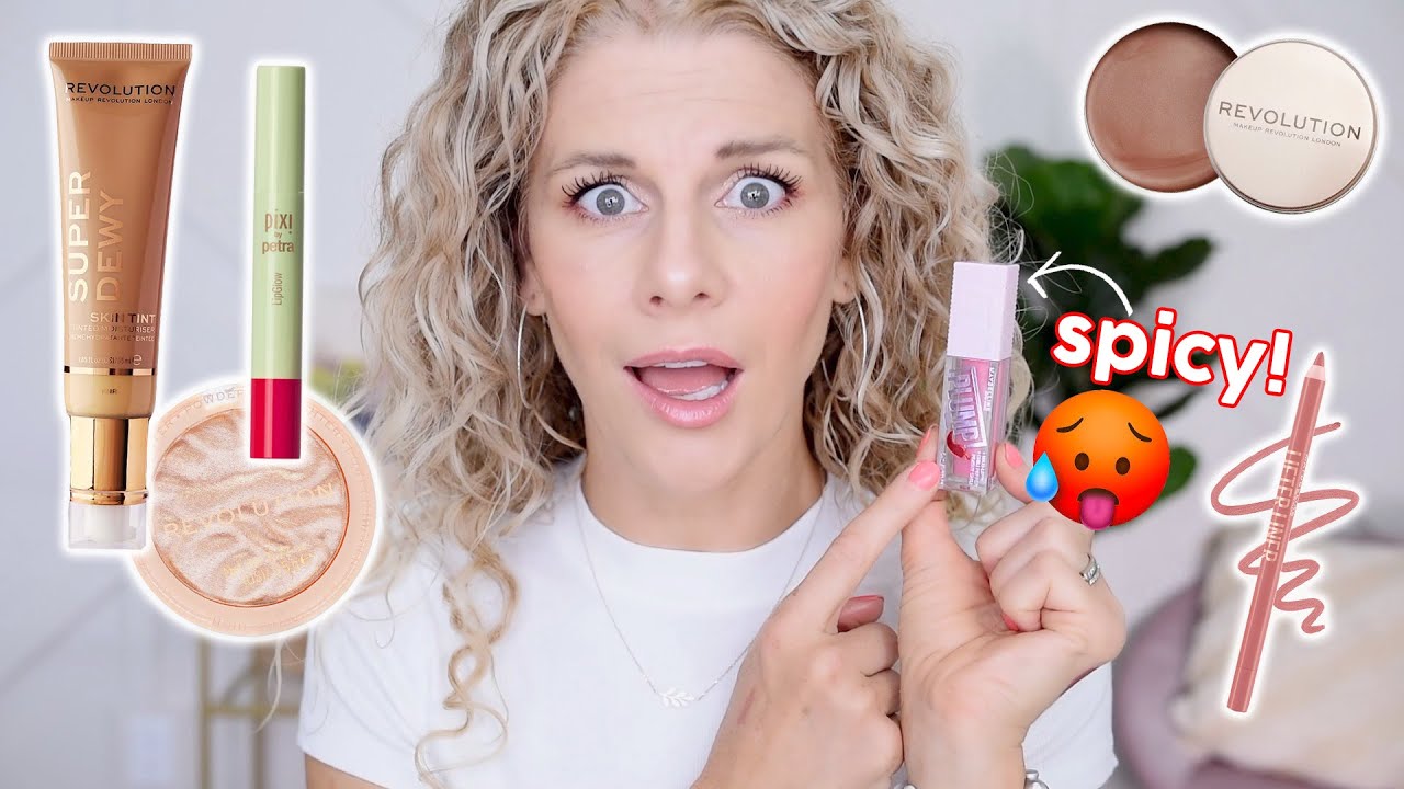 This Lip Gloss Is HOT!! | More New Makeup from the Drugstore