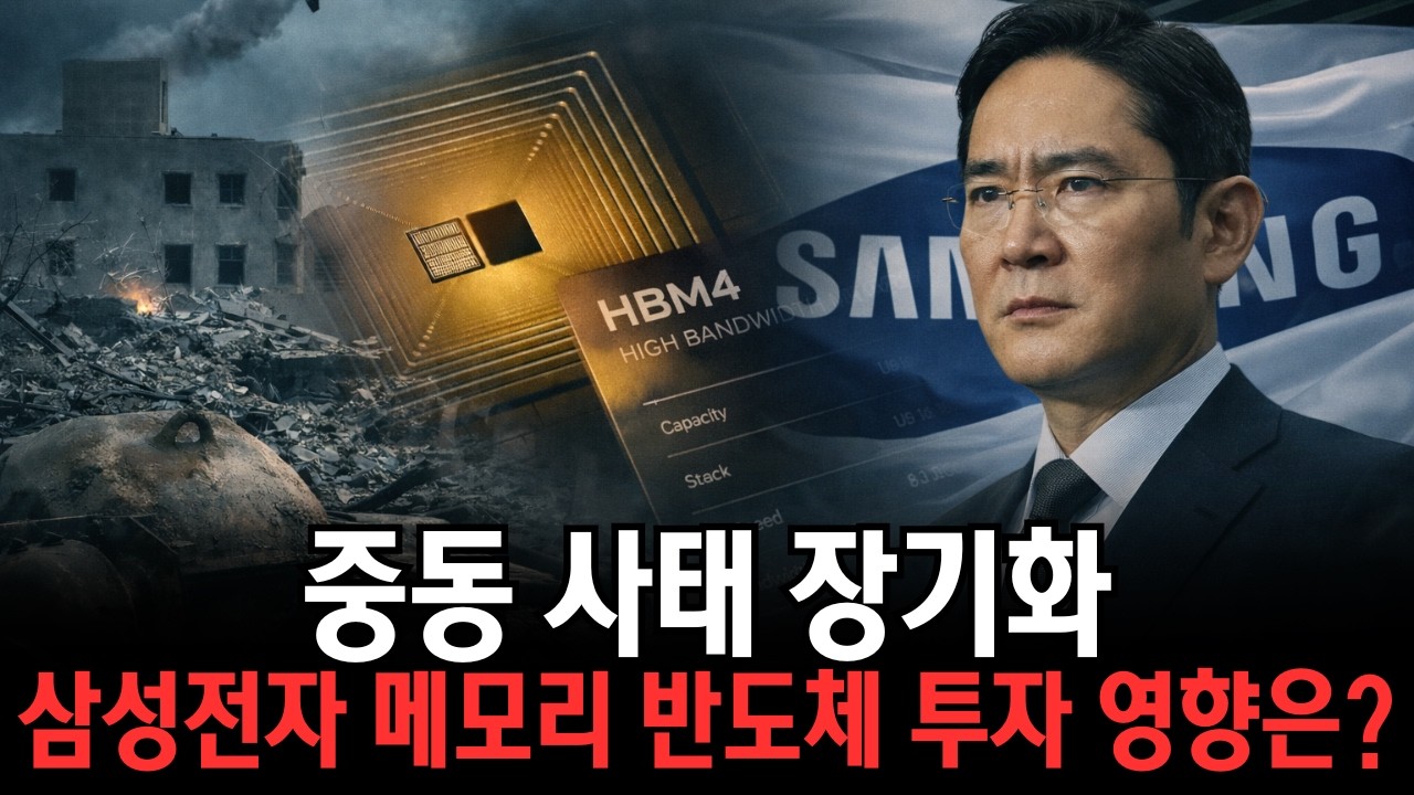 중동 사태 장기화, 삼성전자 메모리 반도체 투자 영향은?