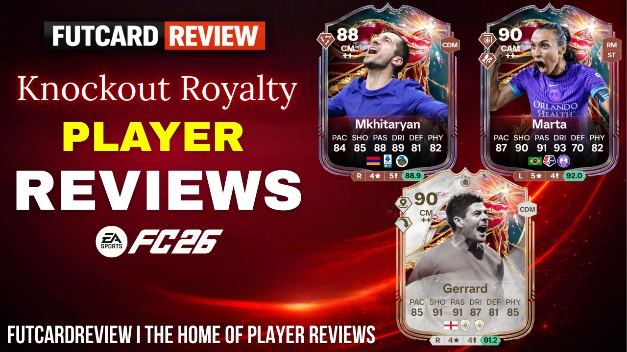DON&rsquo;T COMPLETE/BUY THESE Before Watching! 🤯 Mkhitaryan, Marta & Gerrard | FC 26 Knockout Royalty