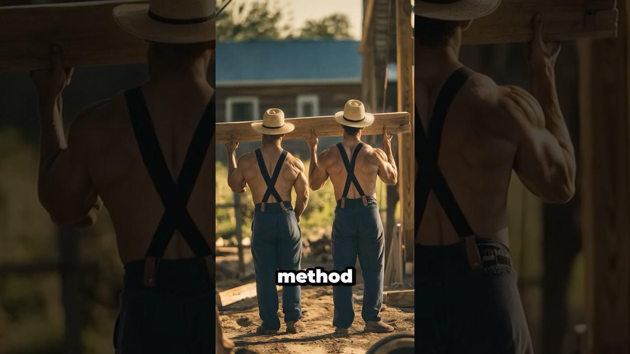 The Amish Secret: How Do They Build Houses in a Day WITHOUT Machines?