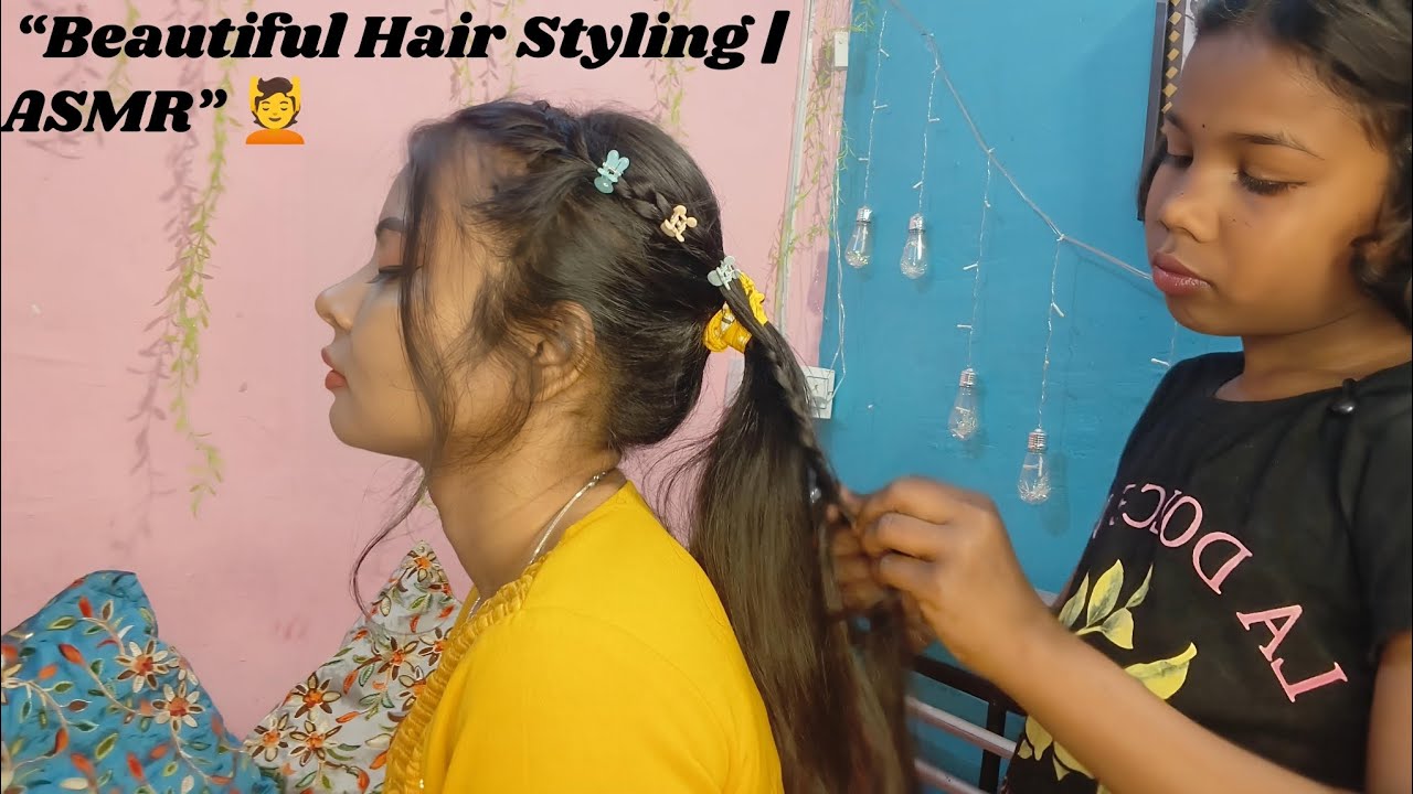 “Beautiful & Relaxing Hairstyle ASMR ✨ Soft Hands, Calm Mind”
