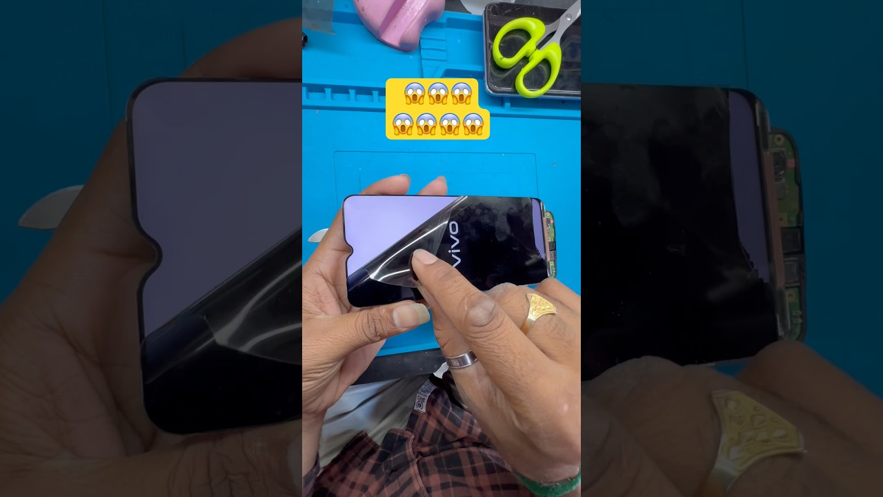 Removing Polarizer filter from Phone | LCD Polarizer Film Removal Machine #polarizer #fix Repair