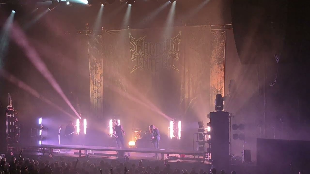 Shadow of intent concert in Montreal on october 28 2025 opening for Lorna Shore