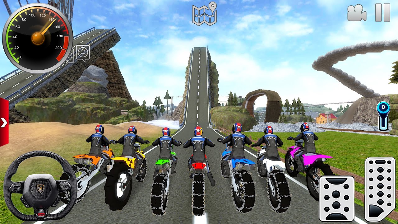 Extreme Dirt Motocross Stunt Racing #1 - Motor Bike Impossible Mega Ramp Racer - Android Gameplay
