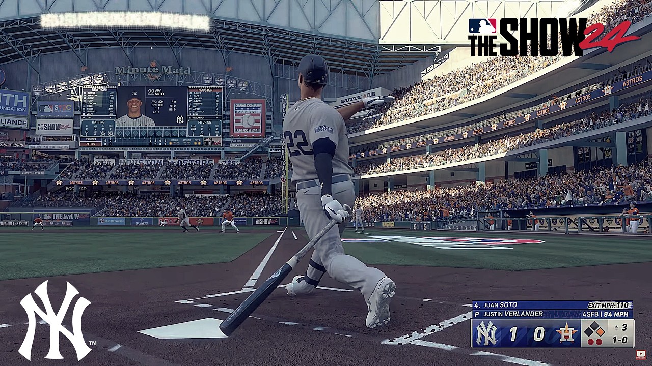 MLB The Show 24 Is Here (PS5) Yankees vs. Houston Gameplay (4K)