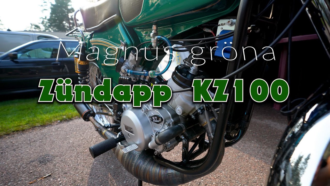 Magnus gröna Zündapp KZ100