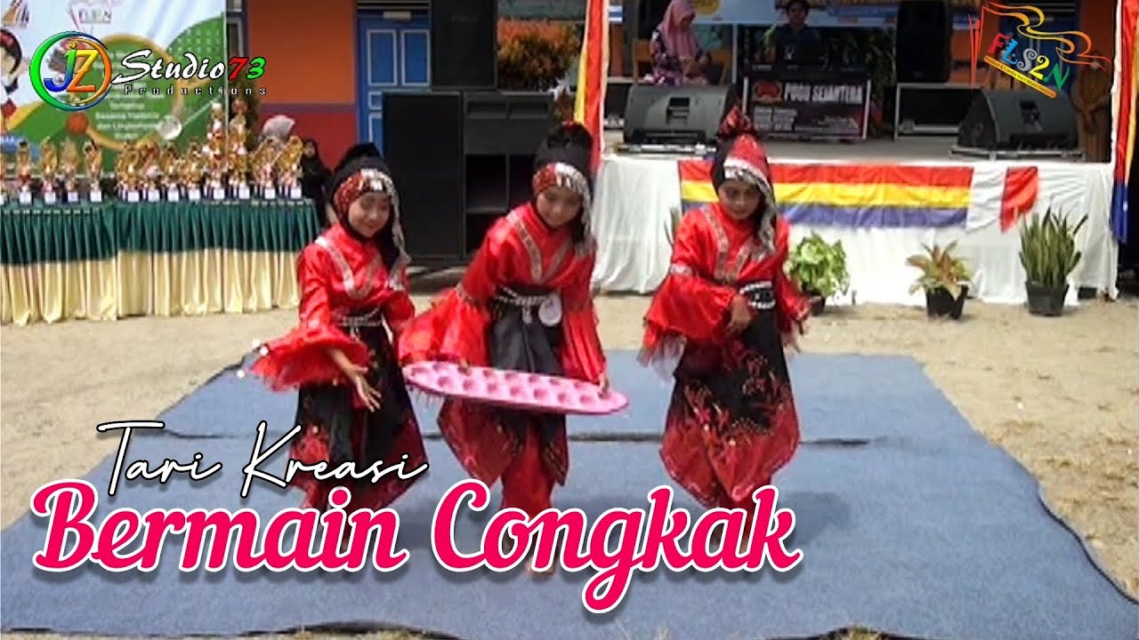 Tari Kreasi BERMAIN CONGKAK Lomba FLS2N Tingkat SD Se_Kec. Air Hangat Barat, Tahun 2022