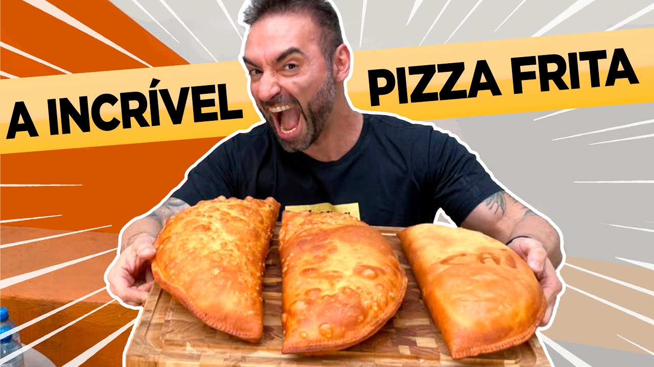 A INCRÍVEL SEBASTIAN 'PIZZA FRITA'  | Não é calzone nem pastel!