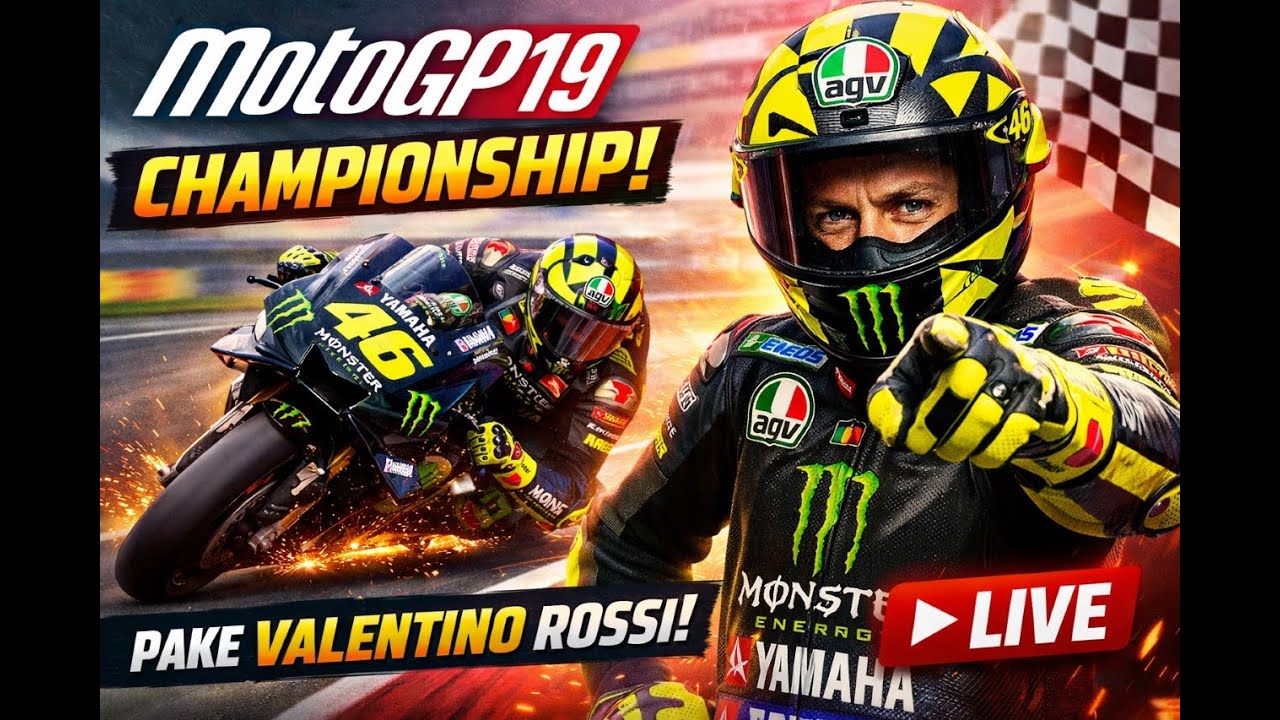 VALENTINO ROSSI KEJAR JUARA! 🏆 | MotoGP 19 Championship LIVE