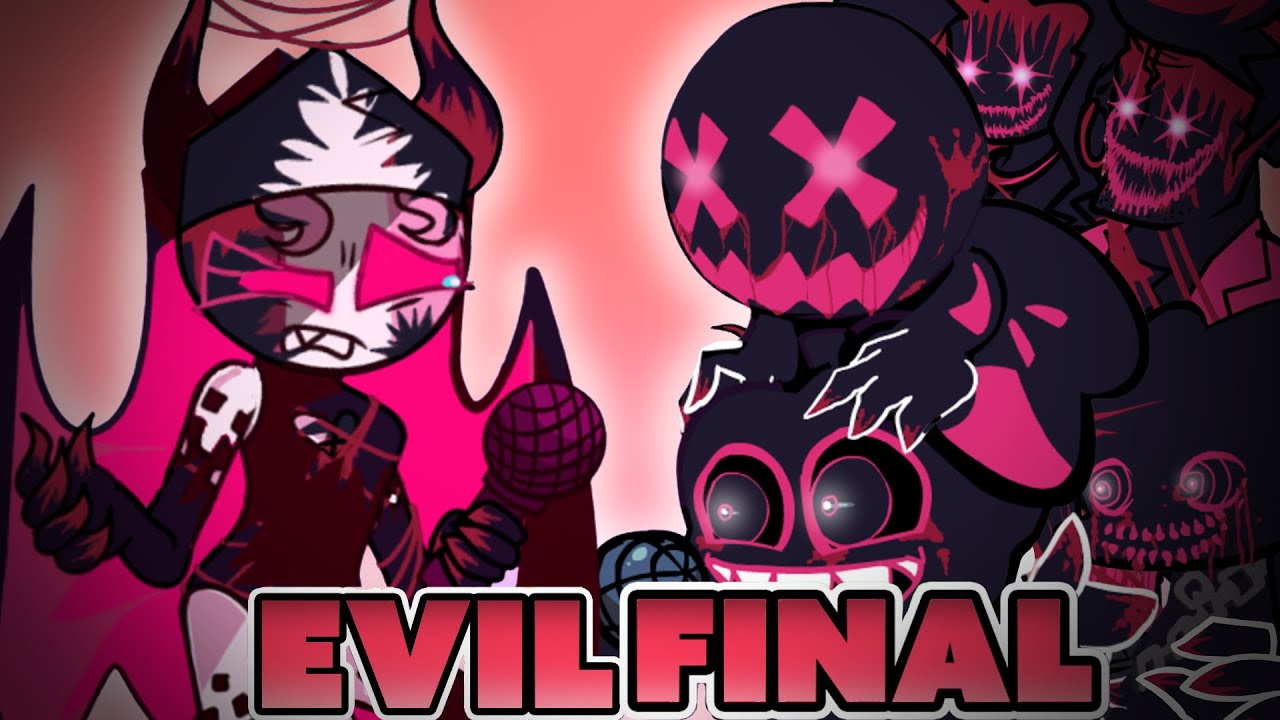 FRIDAY NIGHT FUNKIN' mod EVIL Skid n Pump vs Sarvente Exorcised-Troubles