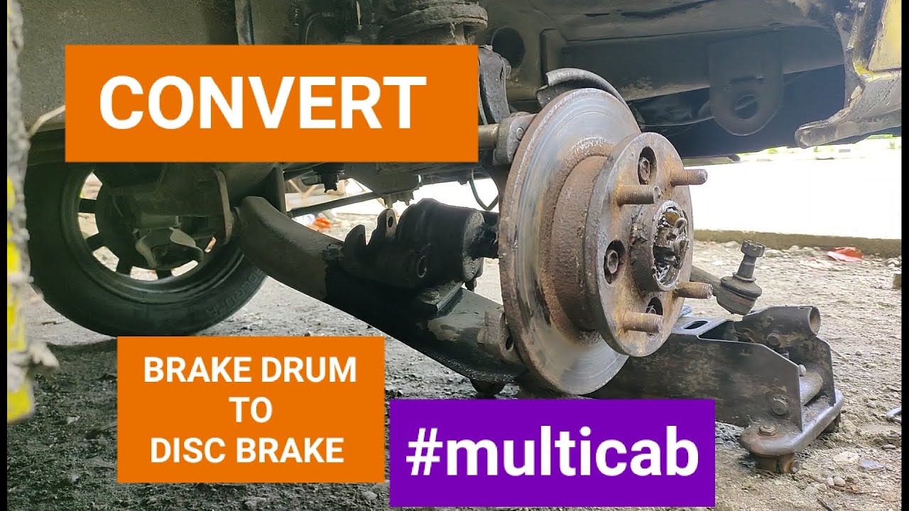 Brake drum to disc brake  conversion F6A MULTICAB