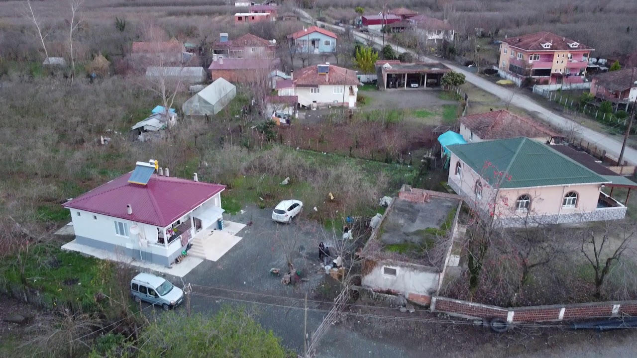 Samsun Çarşamba Allı Terzili Uluköy Kızılot Cibacalı Köyü Gün Doğumu - 26 Aralık 2020 Sunrise Drone