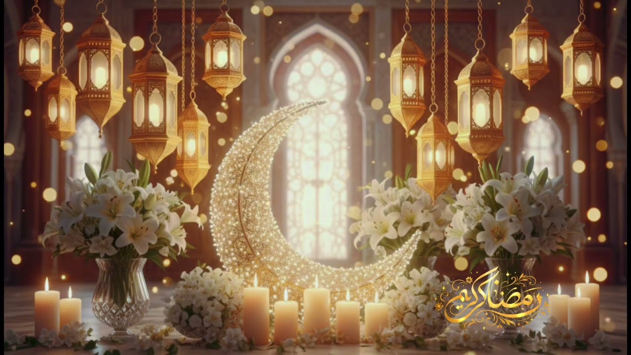 رمضان Golden Vibes ✨ 4K Background لكل منصاتك🌙