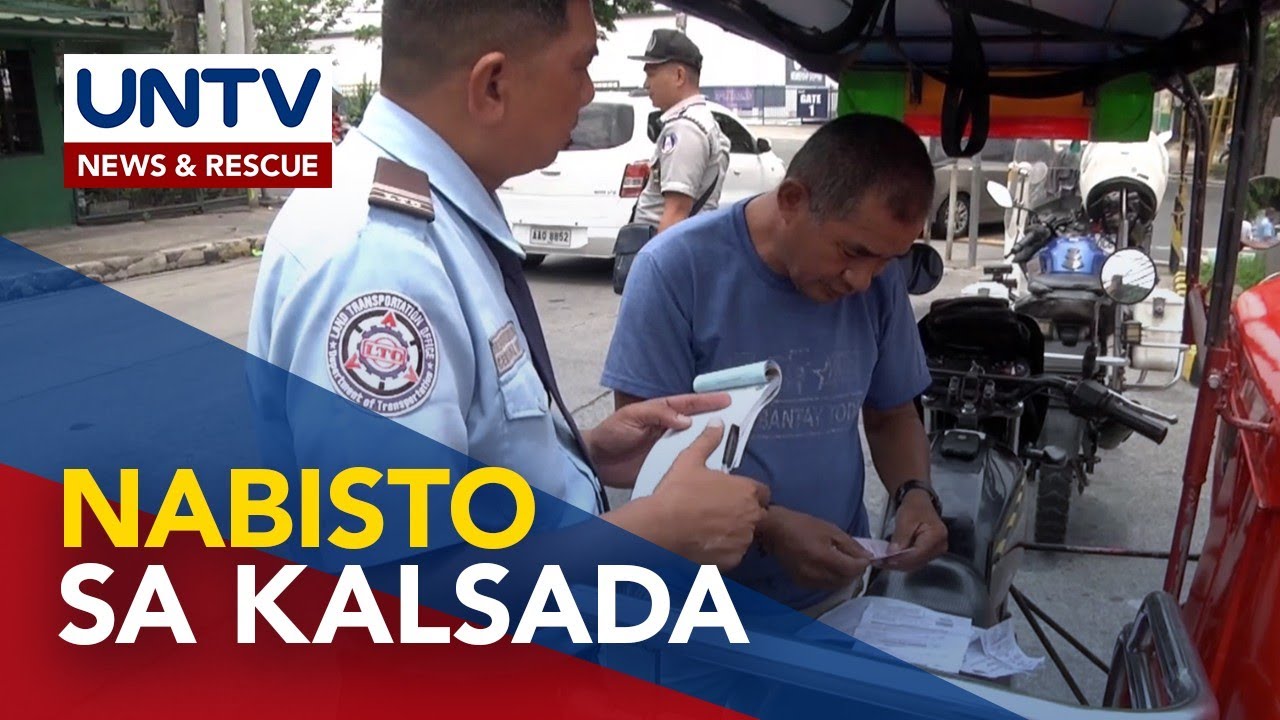 EXCLUSIVE: Ilang tricycle driver na peke ang lisensya at walang lehitimong plaka, hinuli ng LTO