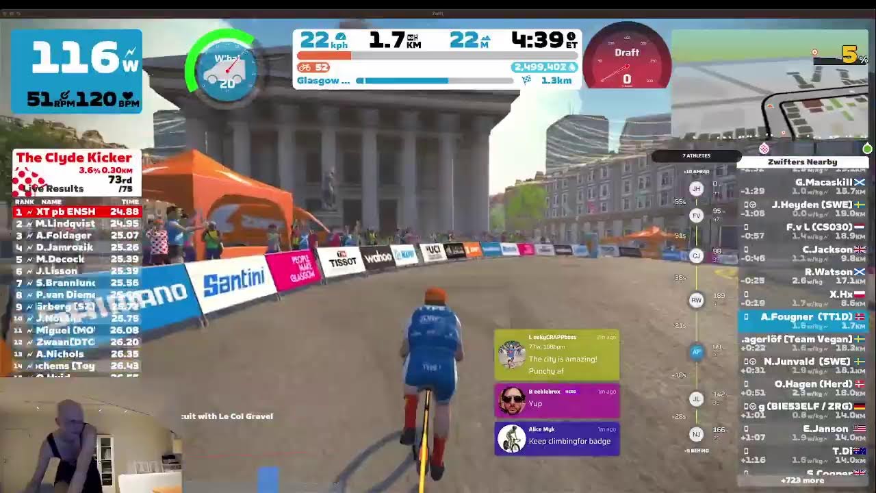 Zwift // Race Scotland, Stage 1 // Rolling Highlands