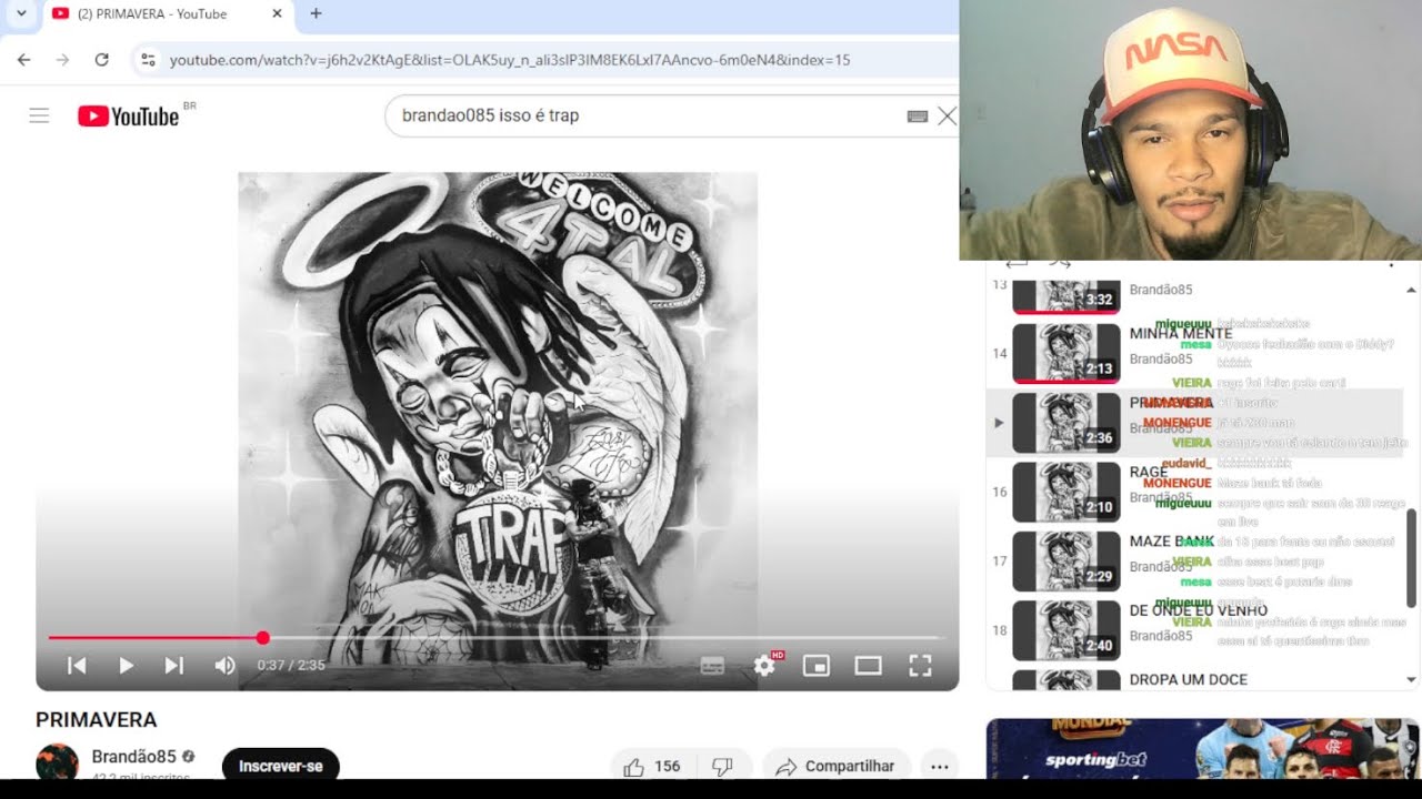 REACT: ISSO É TRAP MIXTAPE BRANDÃO85