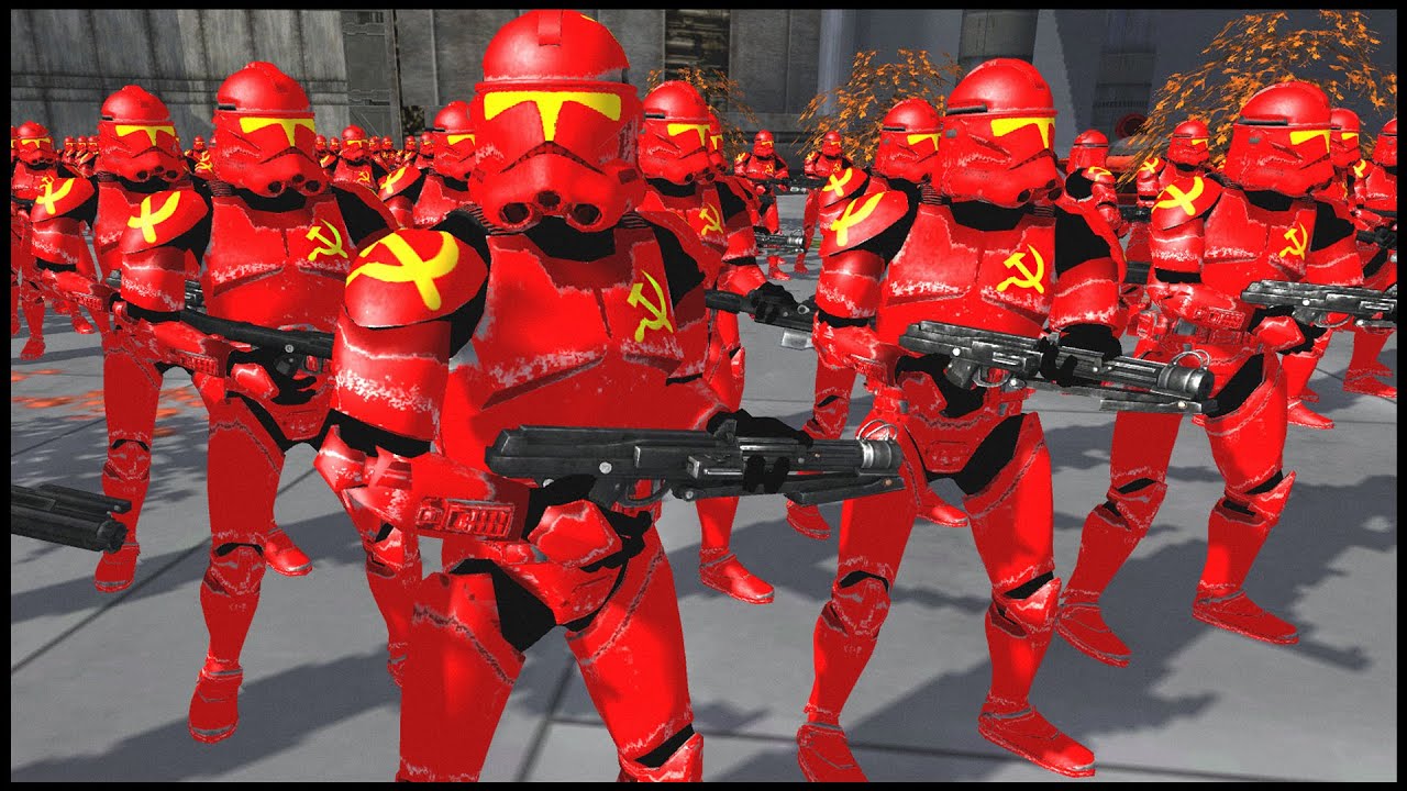 Clone Army Communist Revolution?!?! - Men of War: Star Wars Mod Battle Simulator