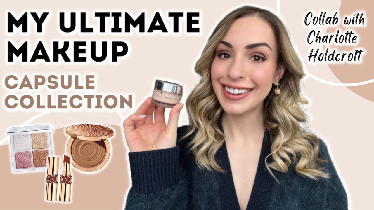 ONLY 20 PRODUCTS?! 😳 MY ULTIMATE MAKEUP CAPSULE COLLECTION | COLLAB WITH @Charlotte Holdcroft
