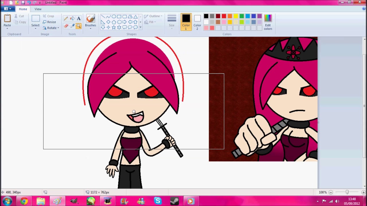Drawing Dark Blossom (Sakura's Dark Form)