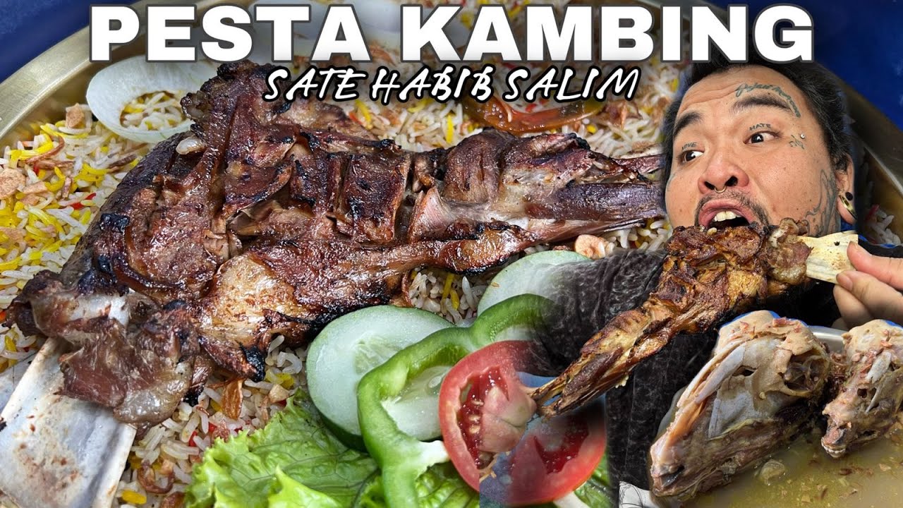 PESTA KEPALA & PAHA KAMBING UTUH DI HABIB SALIM..!!! Masakan timur tengah terenak di pasuruan