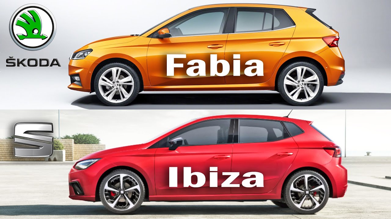 New SKODA Fabia vs Seat Ibiza, Škoda vs Seat, Ibiza vs Fabia