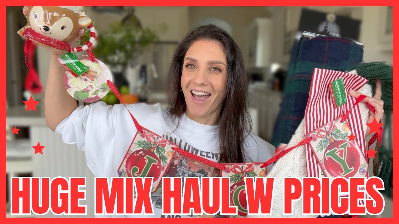 HOLIDAY MIX HAUL | Pottery Barn, HomeGoods, Hobby Lobby, Amazon | My new design plans!