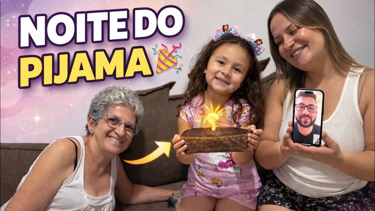 ✨Viramos o aniversário dela de pijama ✨