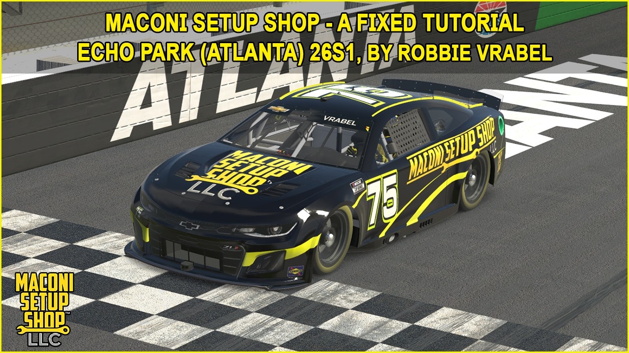 Руководство по квалификации и гонке 26S1 в iRacing Maconi A-Fixed Atlanta/Echo Park