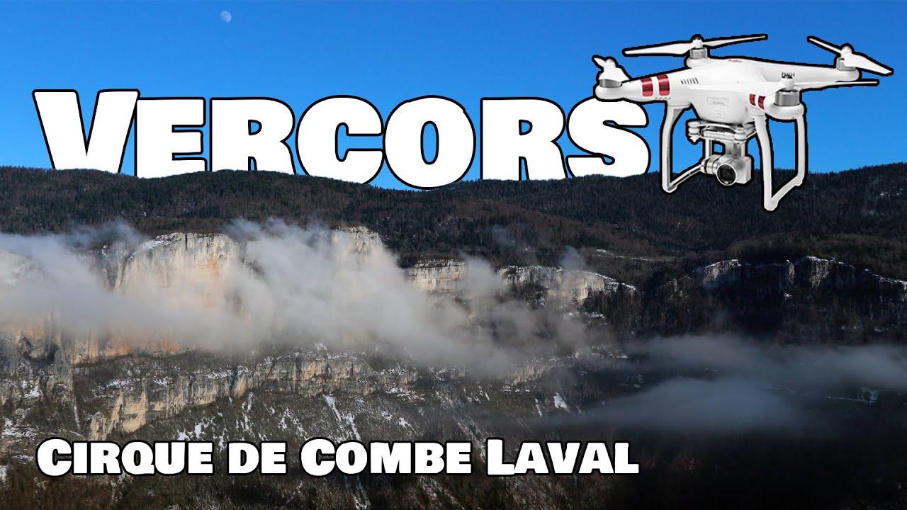 Vercors : Cirque de Combe Laval filmé par un drone