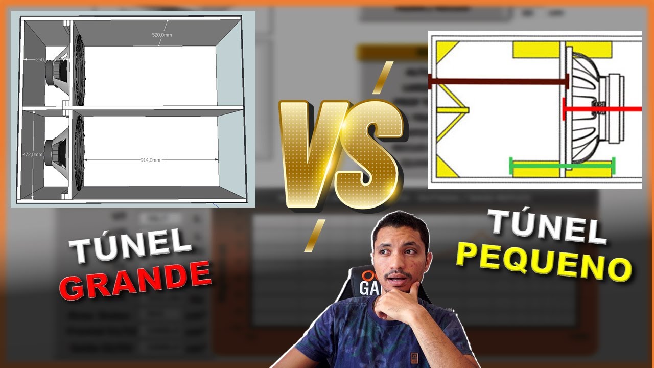 QUAL TOCA MAIS? CAIXA COM TÚNEL GRANDE OU TÚNEL PEQUENO?| HENRIQUE SANTOS - SOM E PROJETOS