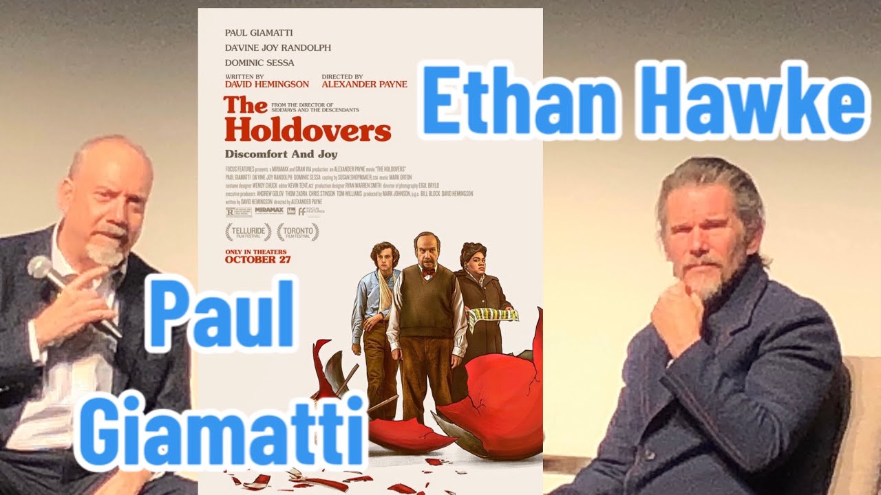 PAUL GIAMATTI & Ethan Hawke at the screening of 