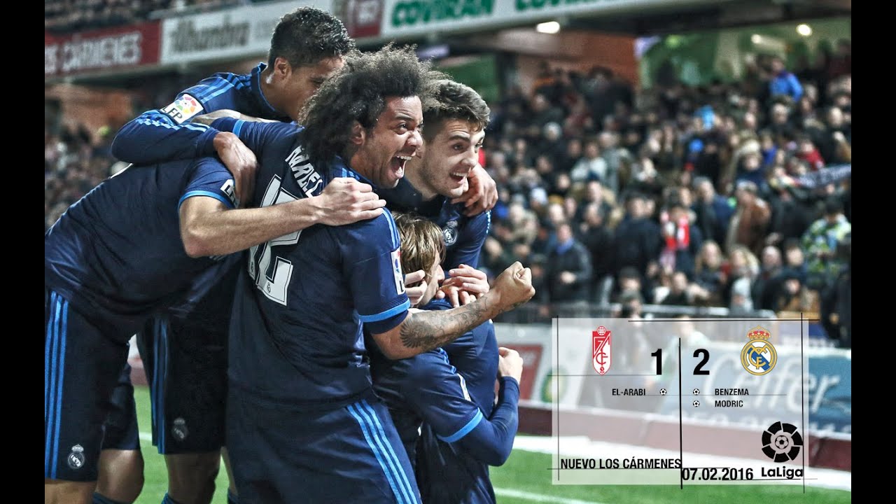 Granada 1-2 Real Madrid (La Liga 2015/16, matchday 23)