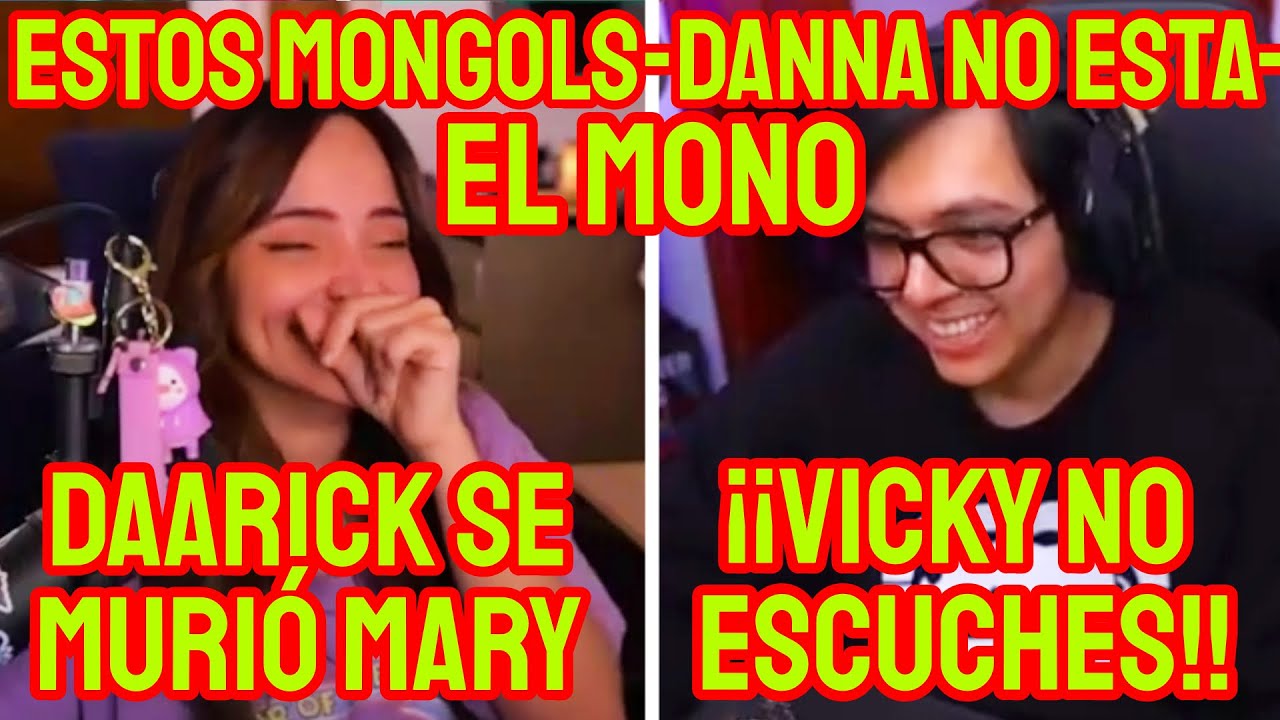 VICKY PALAMI ESCUCHA LAS CANCIONES DE DAARICK Y EL SE PALTEA BIEN FEO + DAARICK KGON CON MARY