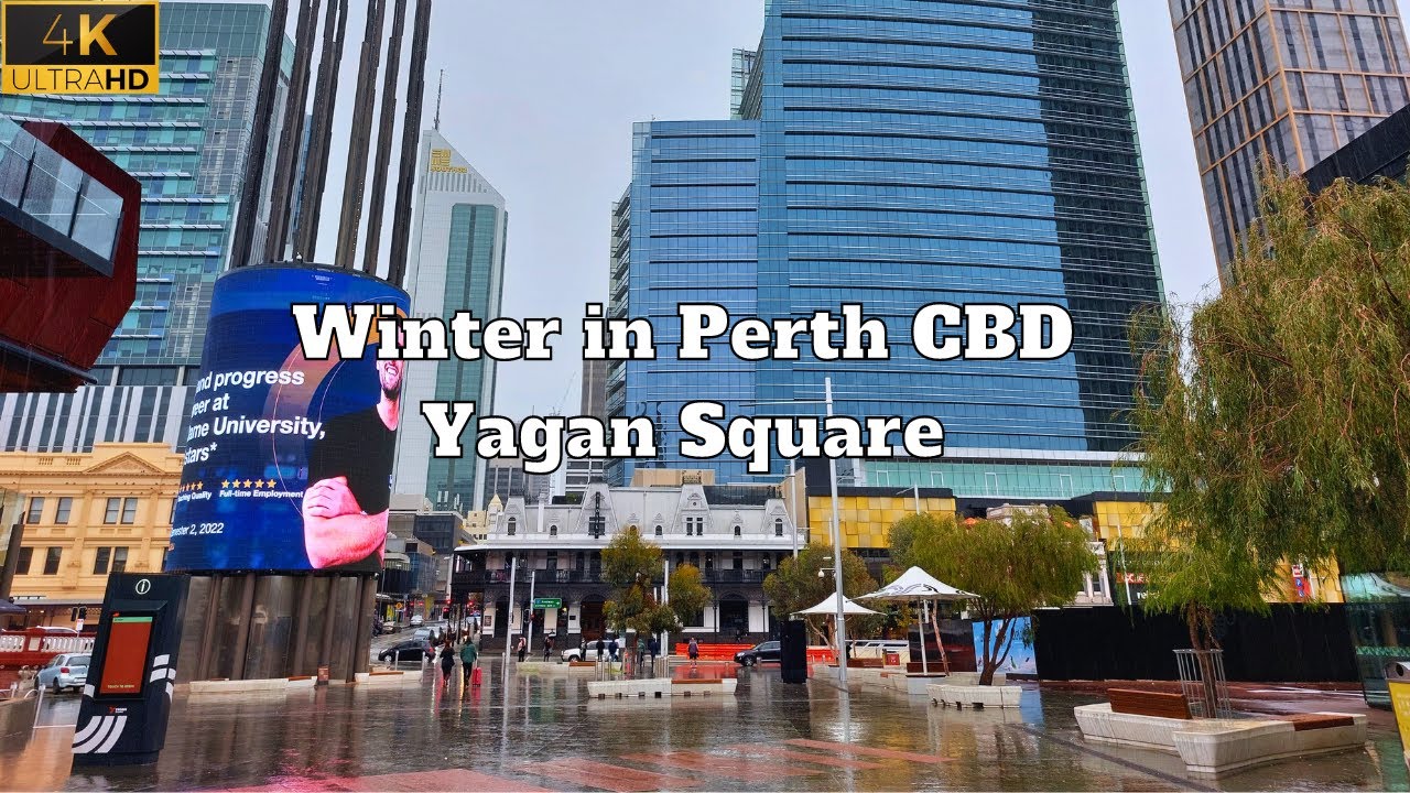 Winter in Perth | Yagan Square [4k]