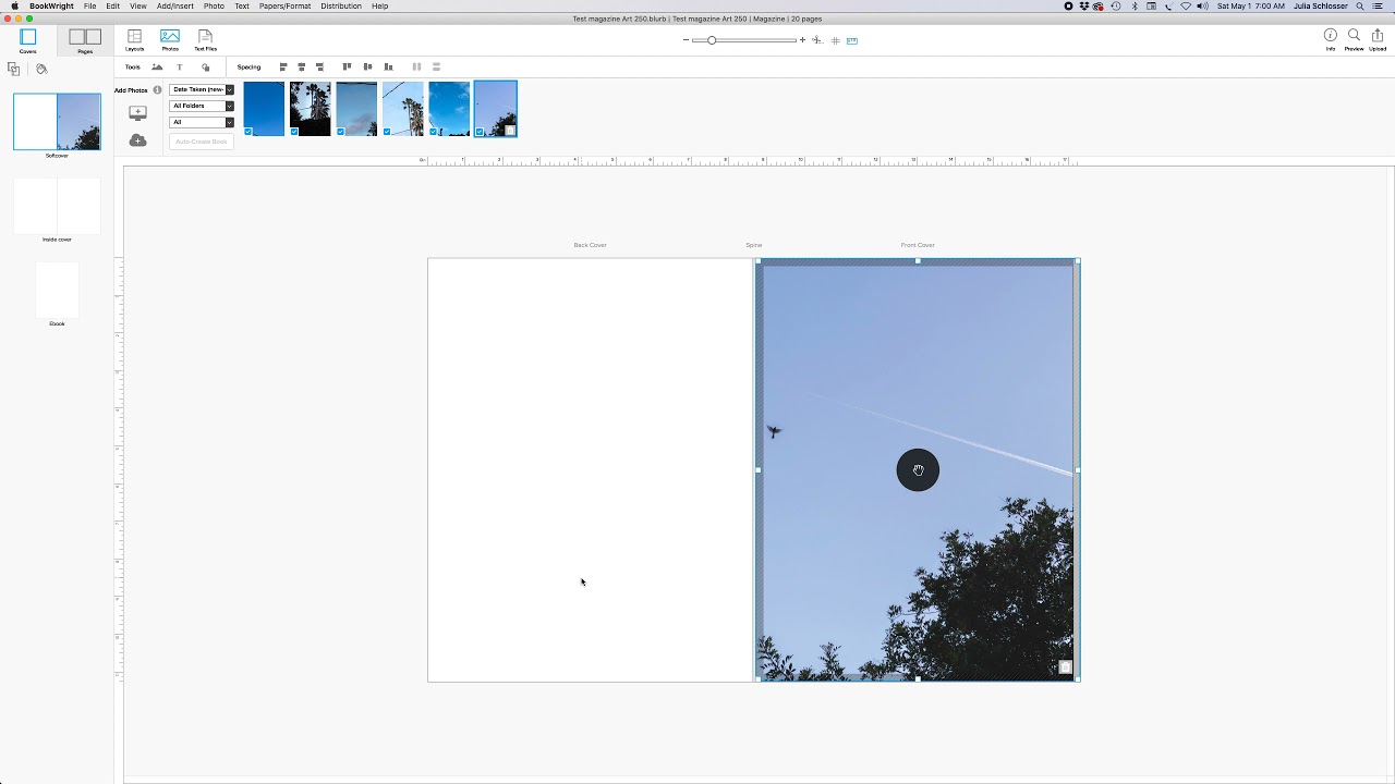 Create a magazine on Blurb