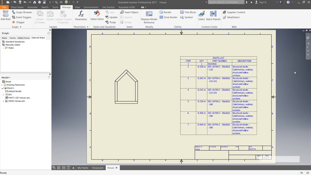 Customizing BOM and Parts List  - Autodesk Inventor