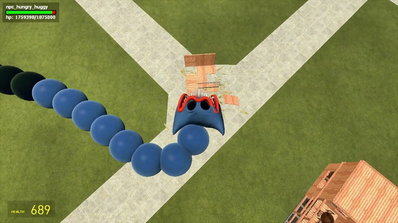I BECAME ALL SCARY HUGGY WUGGY FROM POPPY PLAYTIME 1,2,3,4! in Garry's Mod