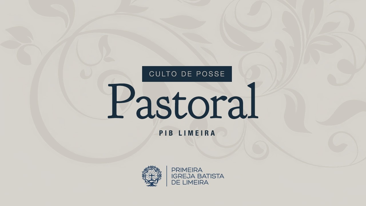 Culto de Posse Pr. André de Oliveira